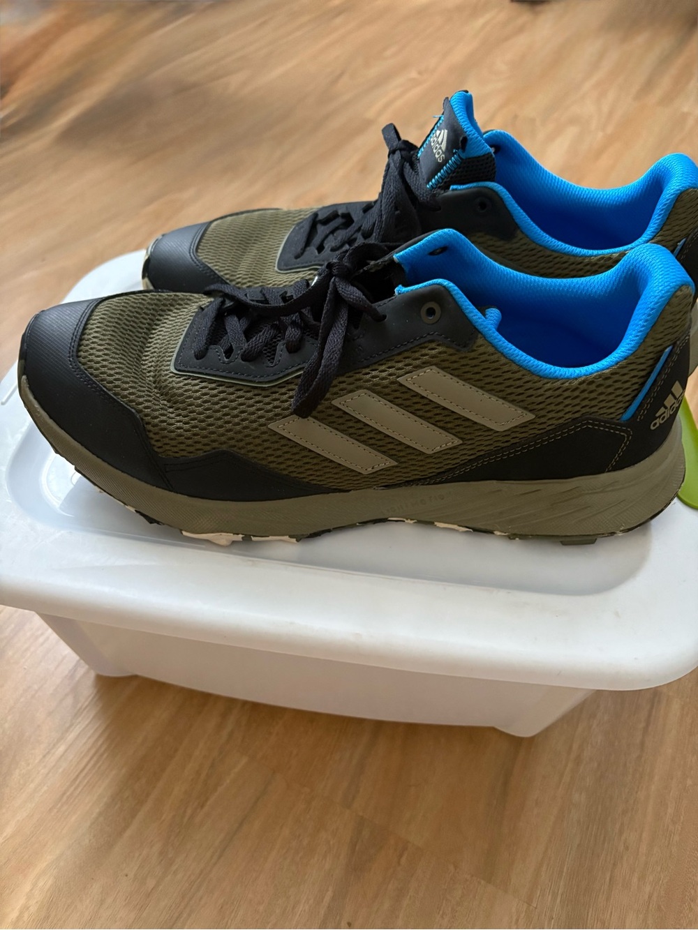 adidas Blue and Black Low-Top Athletic Sneakers